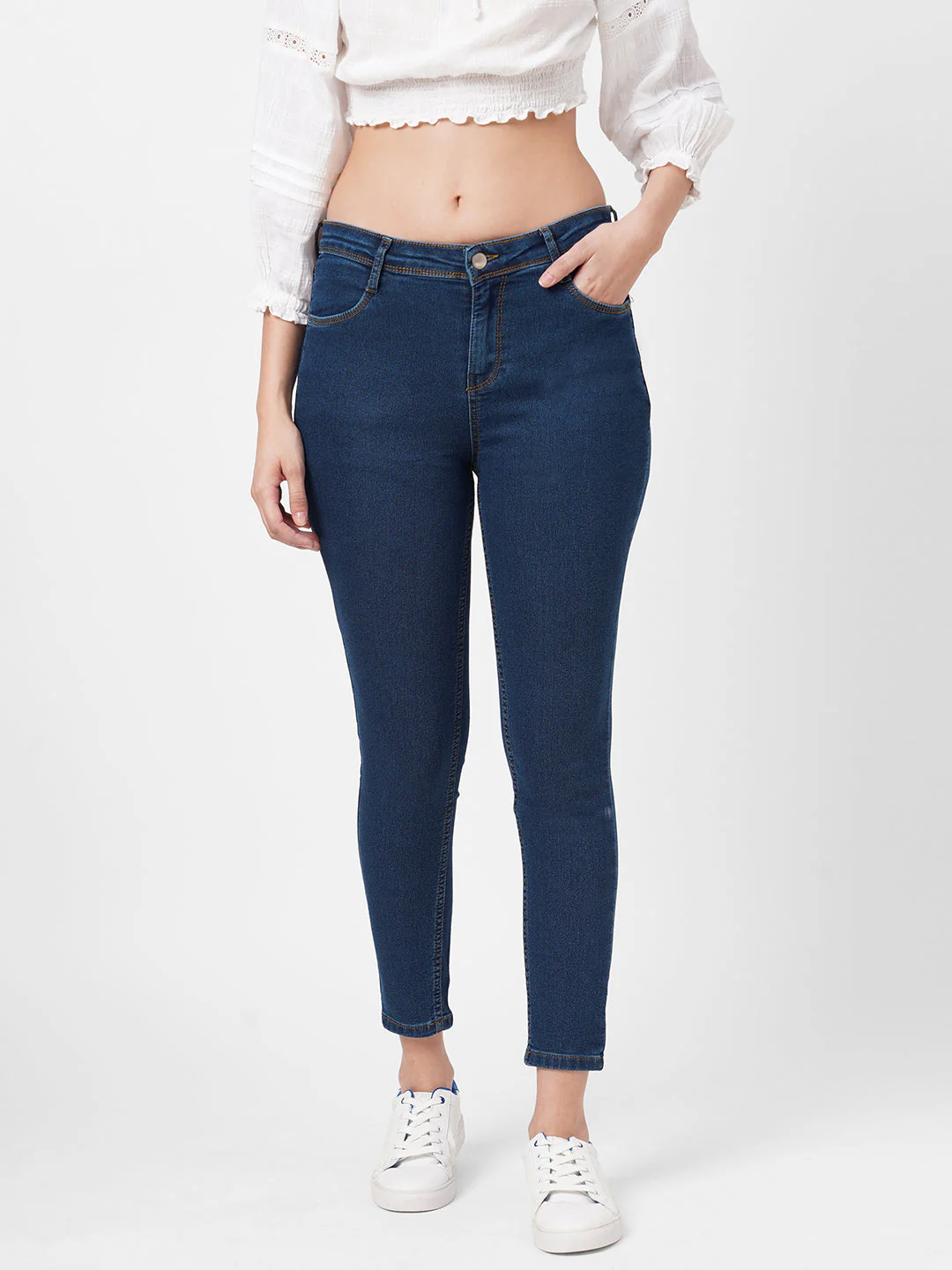 Women Mid-Rise Skinny Jeans - Image 2