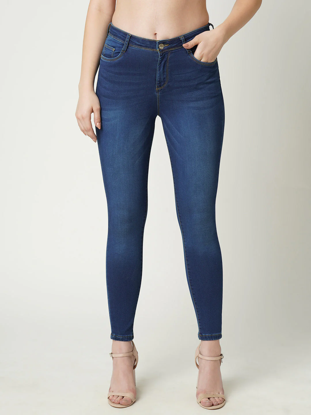 Women Mid-Rise Skinny Jeans - Image 2