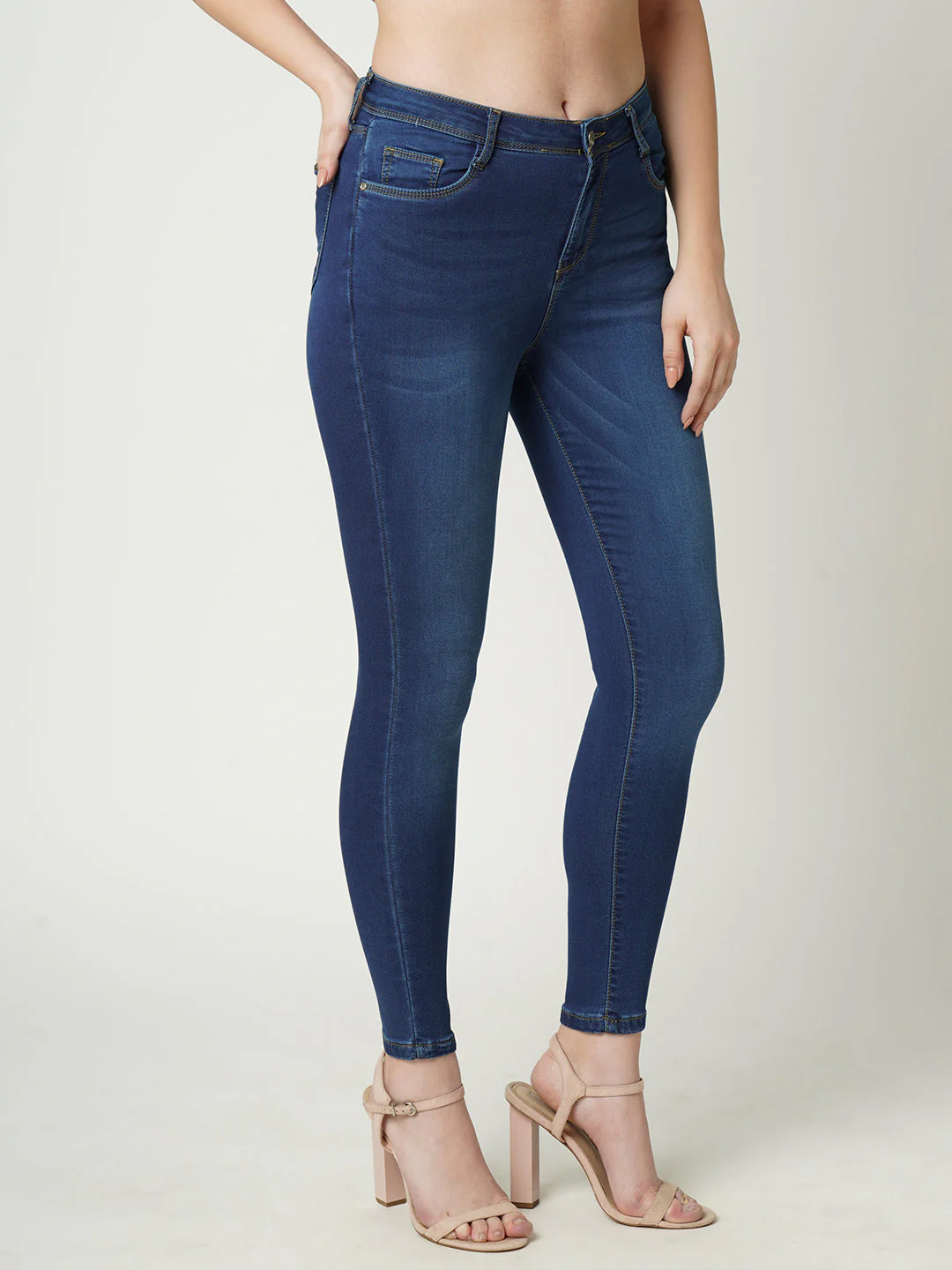 Women Mid-Rise Skinny Jeans - Image 4