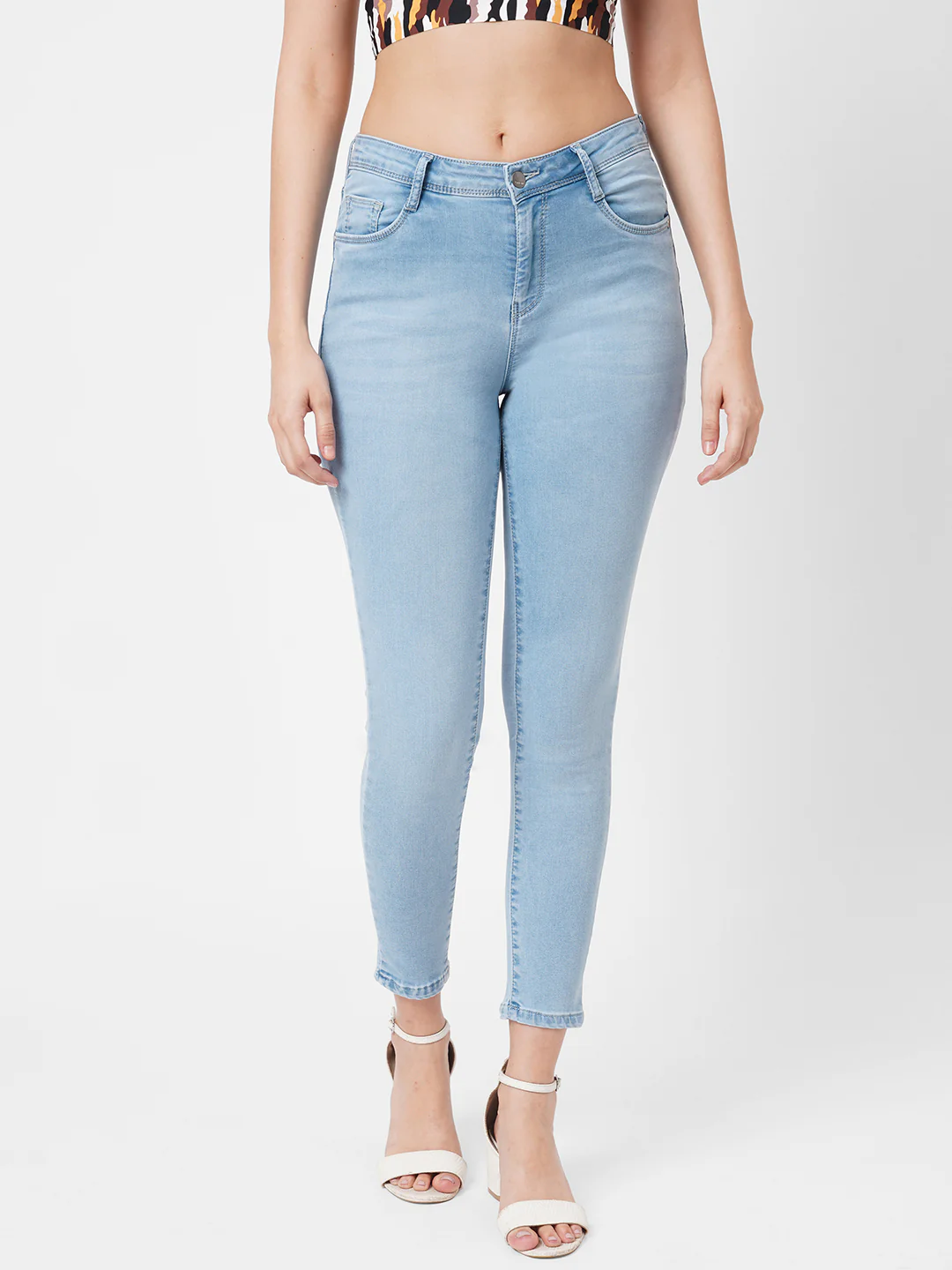 Women Mid-Rise Skinny Jeans