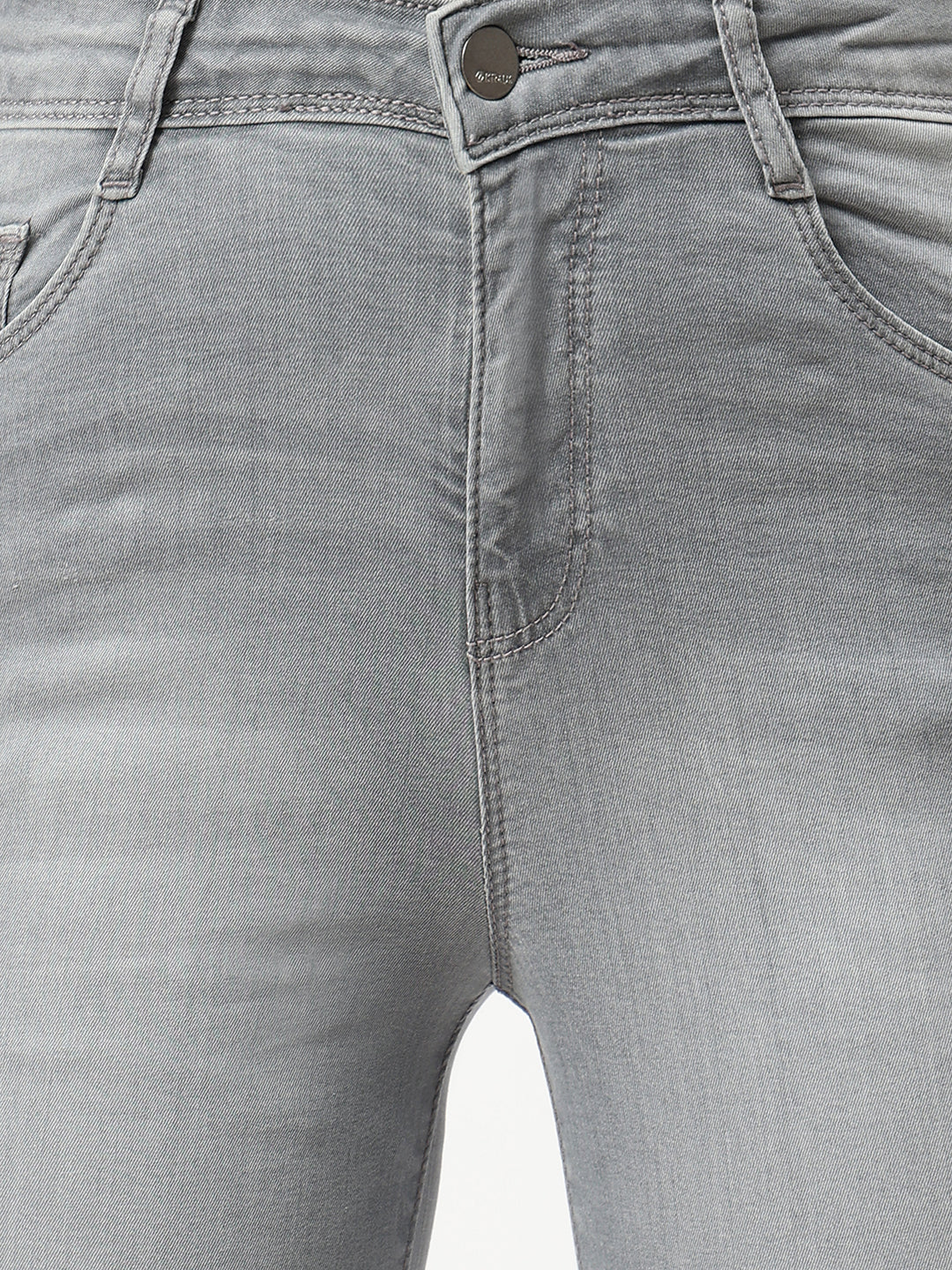 Women Grey Mid-Rise Skinny Jeans - Image 6