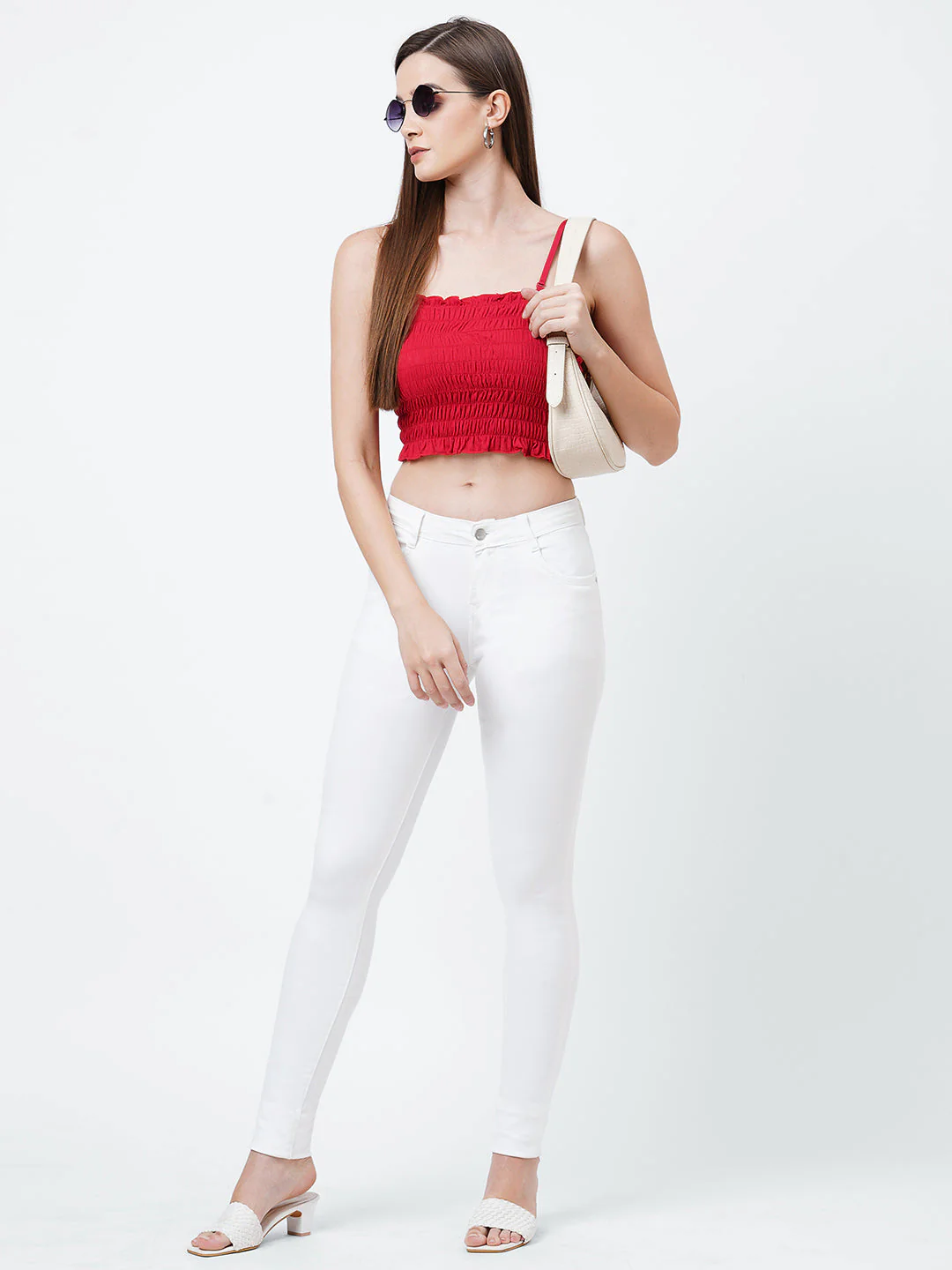 Women Mid-Rise Skinny Jeans