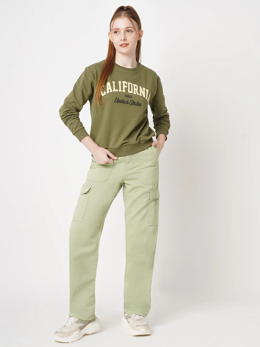 Women Mint Cargo - Image 4