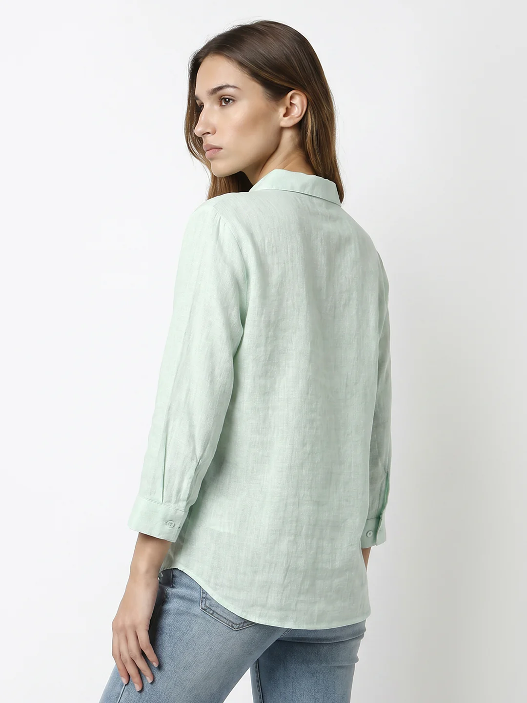 Women Mint Shirt - Image 3