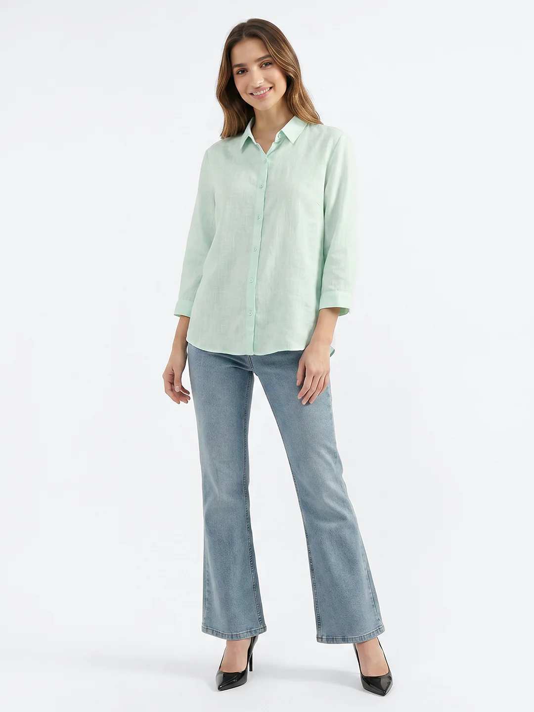 Women Mint Shirt - Image 4