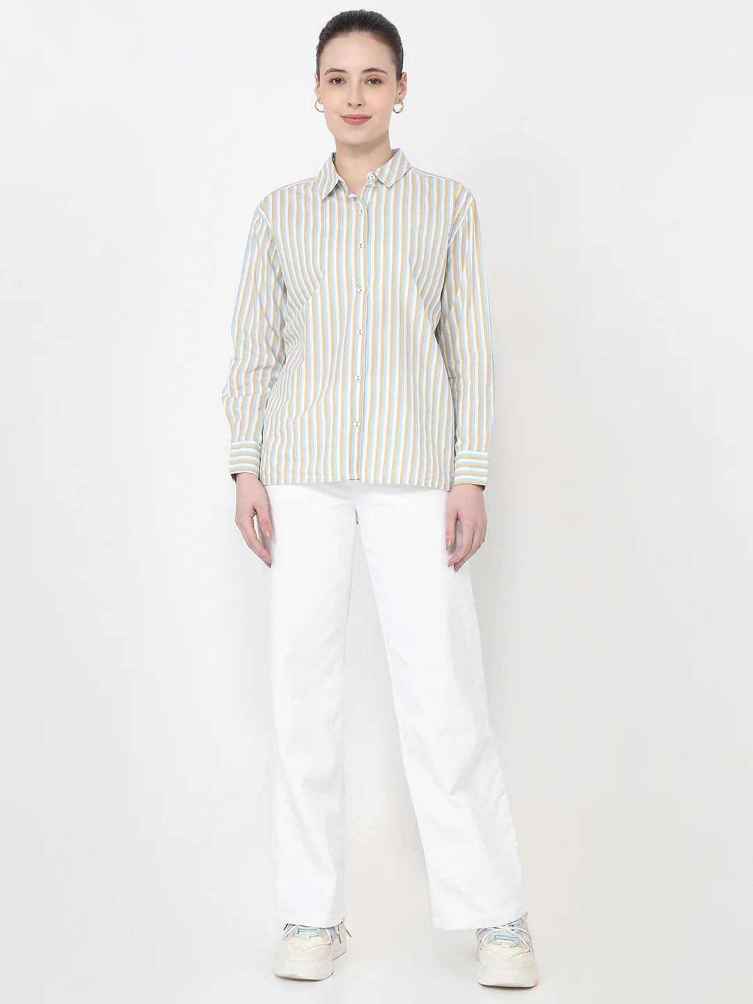 Women Multi Oversized Shirt - Image 4