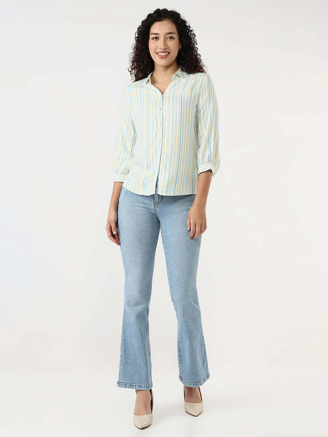 Women Multi Slim Shirt - Image 3