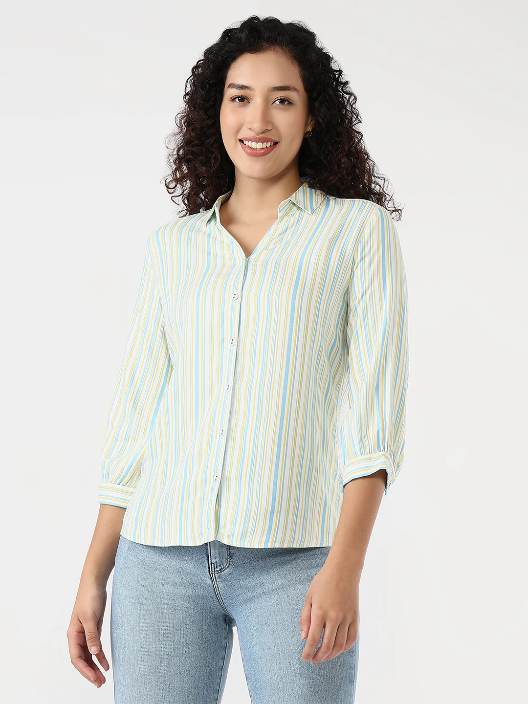 Women Multi Slim Shirt - Image 5