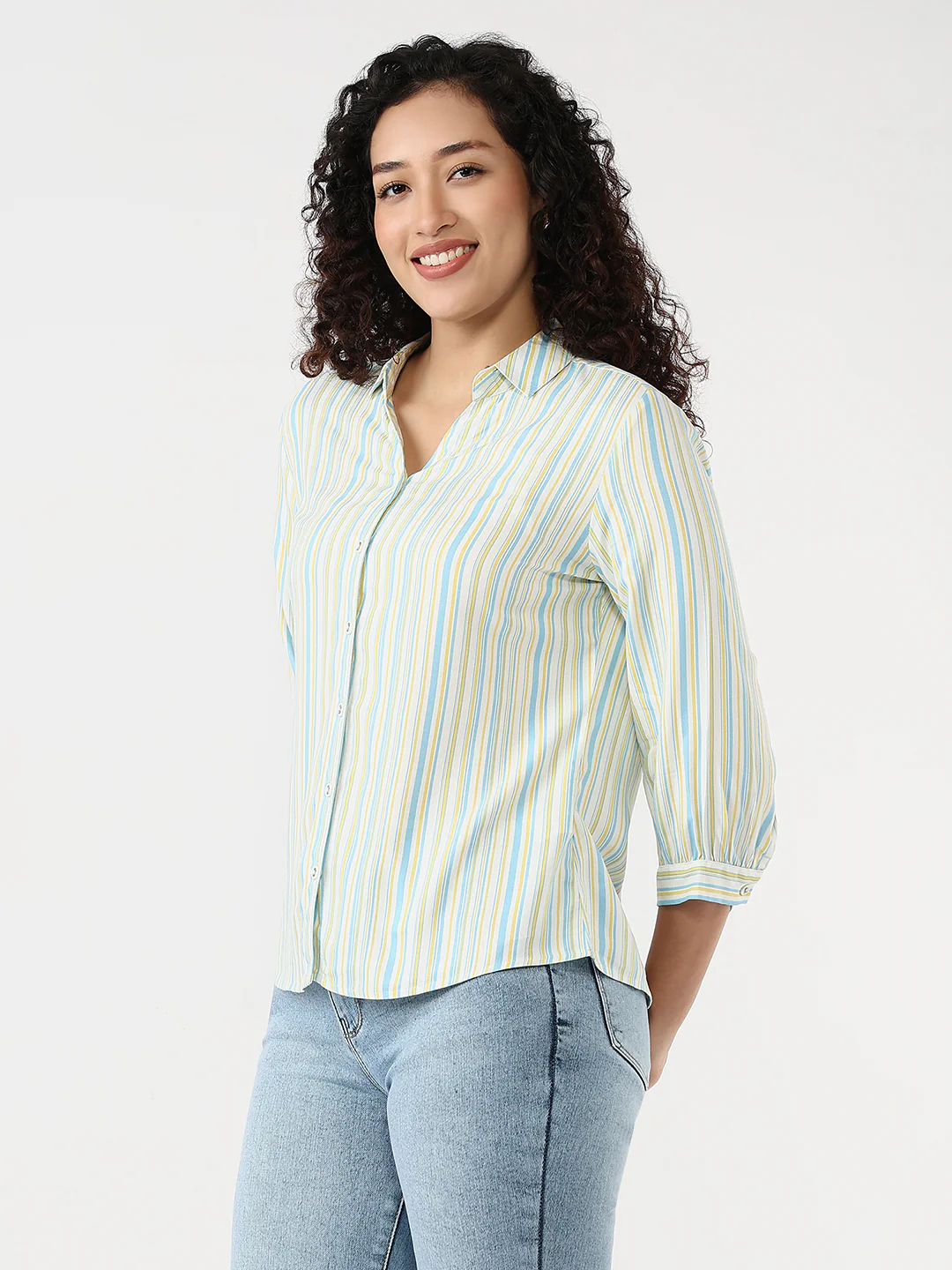 Women Multi Slim Shirt - Image 6