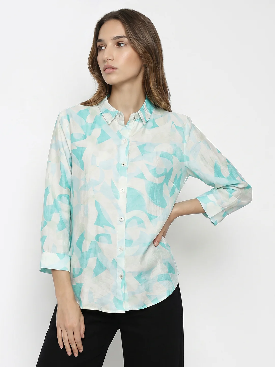 Women Multi Slim Shirt - Image 2