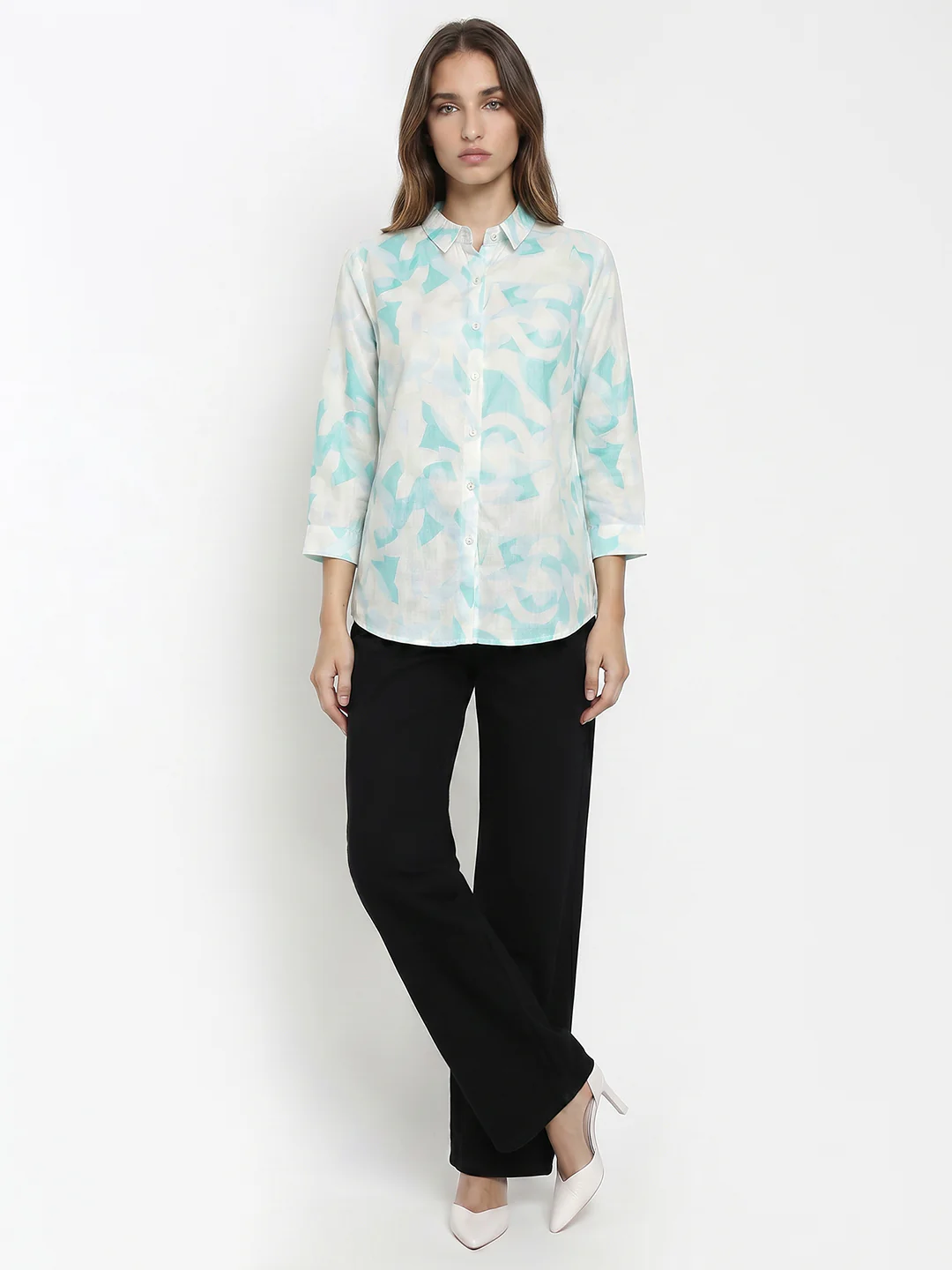 Women Multi Slim Shirt - Image 4