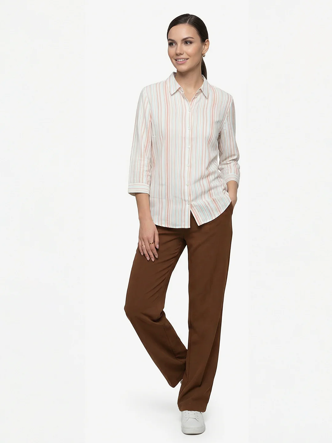 Women Multi Striped Shirt