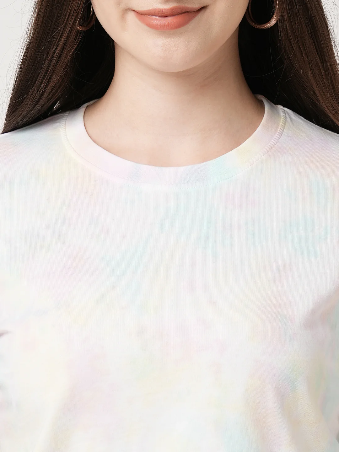 Women Multi-Tie-Dye Athleisure T-Shirt - Image 3