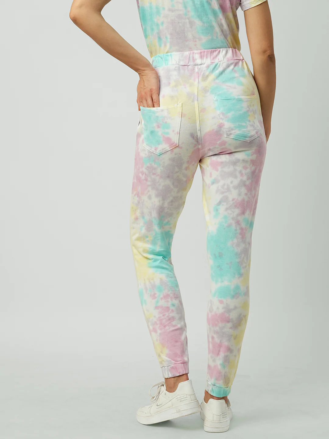 Women Multi Tie/Dye Joggers - Image 3