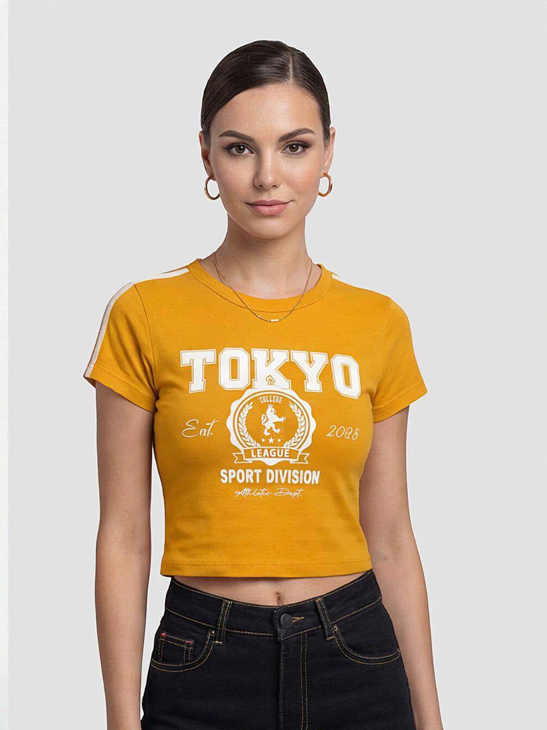 Women Mustard Genz Tees - Image 2