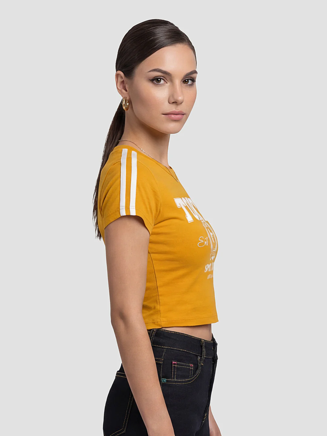 Women Mustard Genz Tees - Image 4