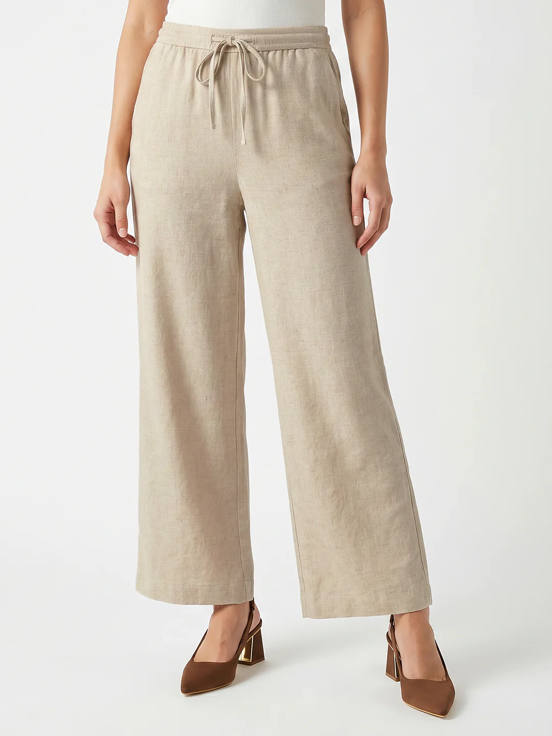 Women Natural Culottes - Image 2