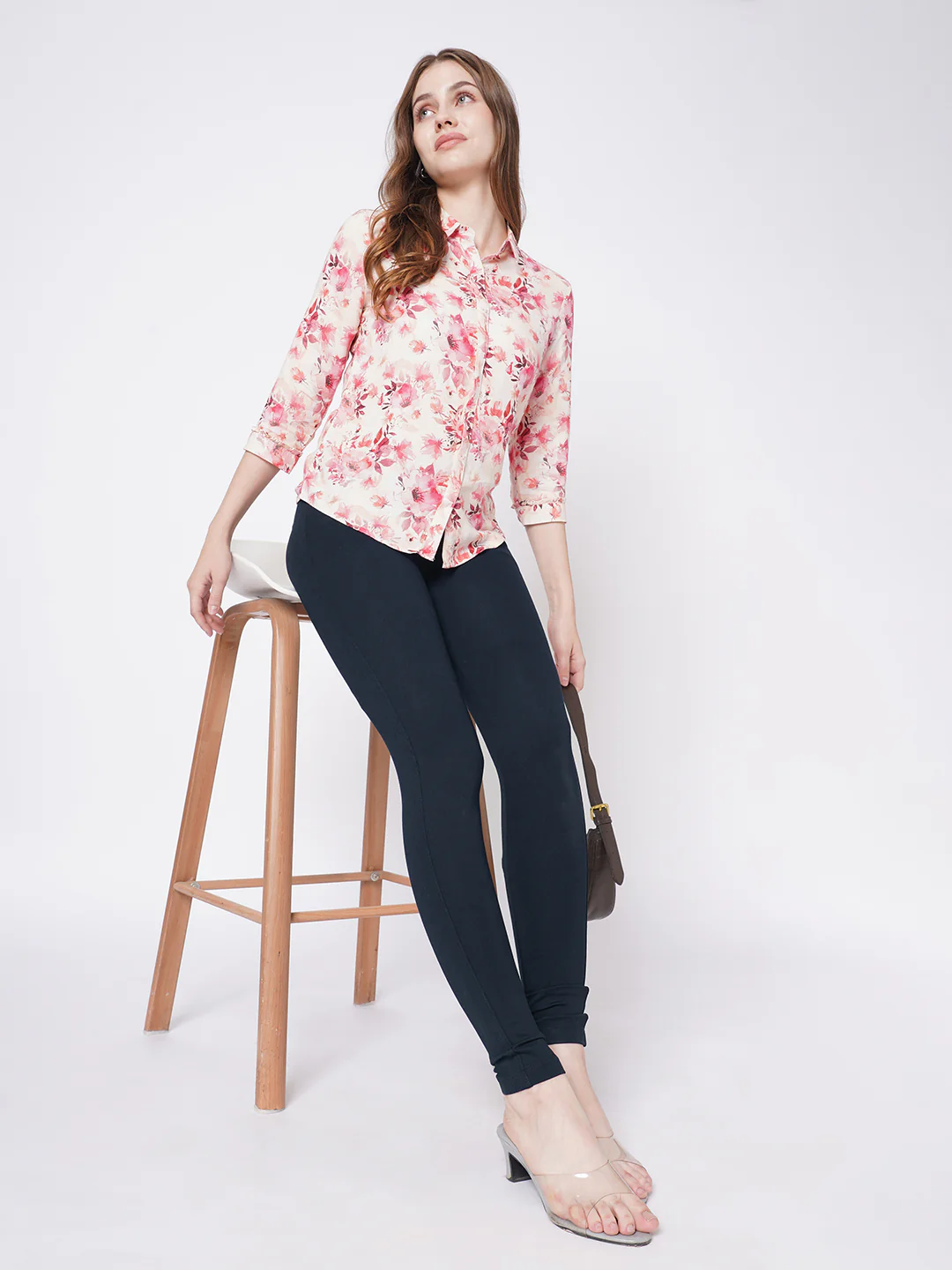 Women Navy Skinny Treggings