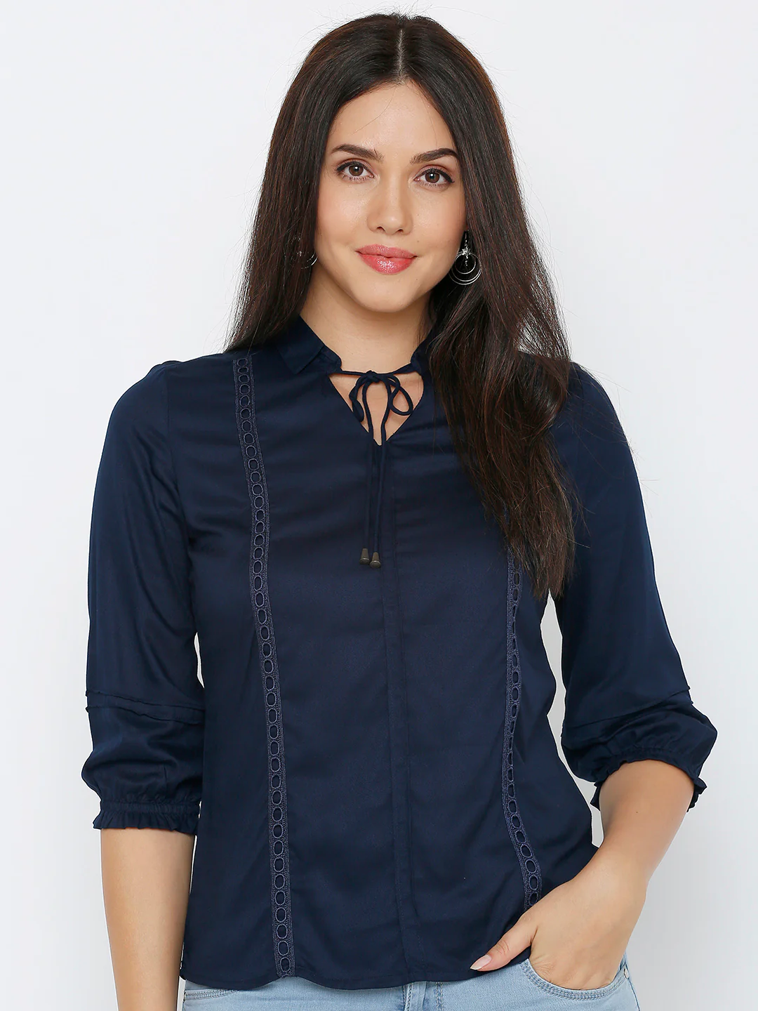 Women Navy Top - Image 2