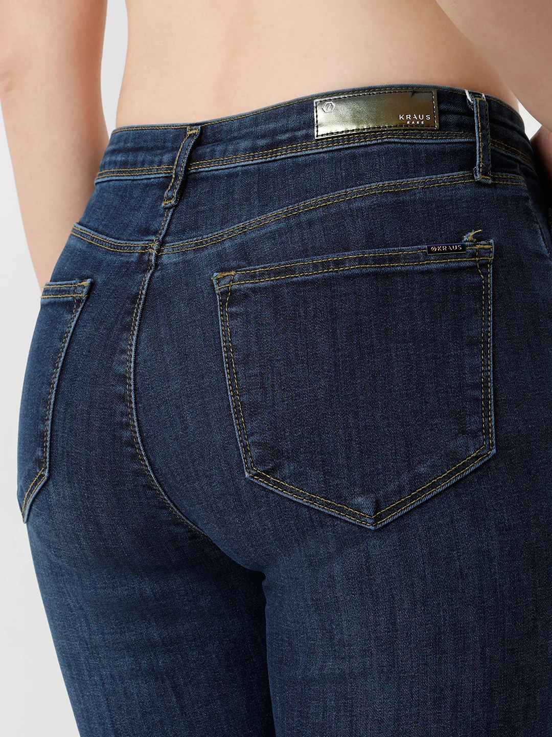 Women Novel Blue High-Rise Skinny Jeans - Image 6