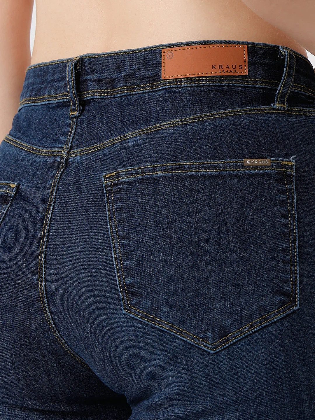 Women Novel Blue Mini Flare Jeans - Image 6