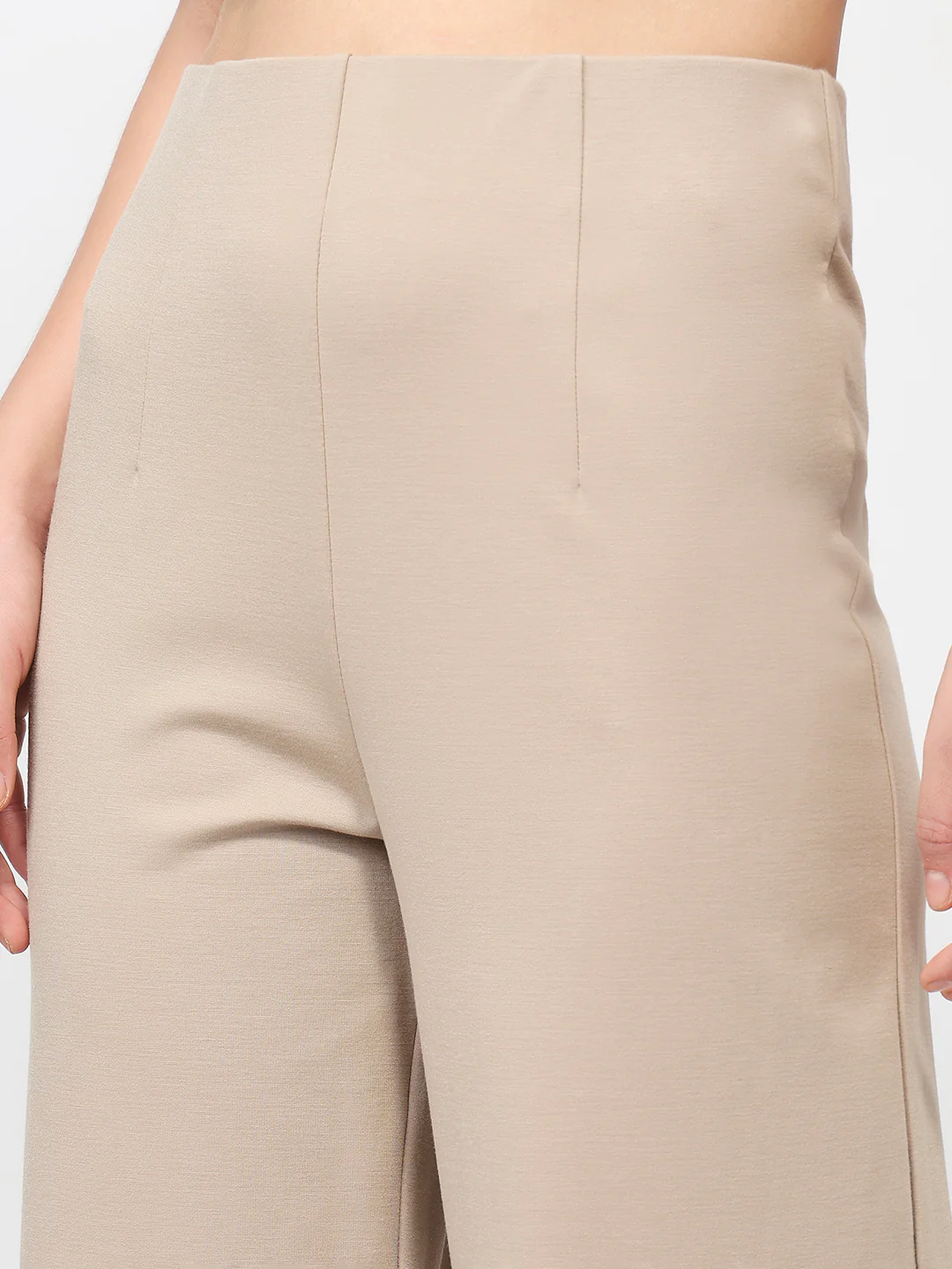 Women Oatmilk Wide Leg Treggings - Image 5