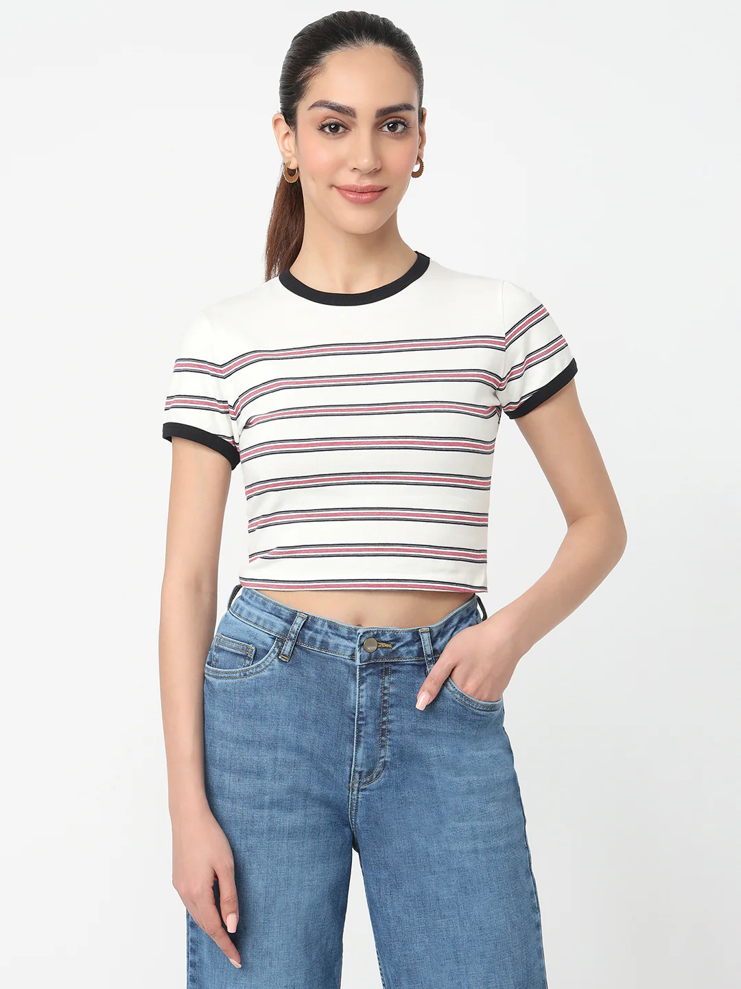 Women Off White Genz Tees - Image 2