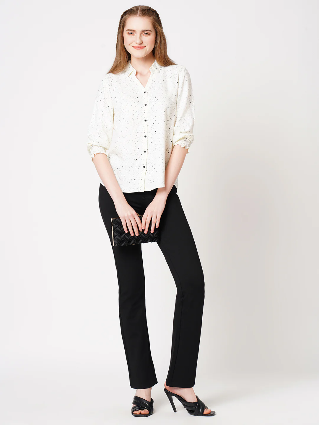 Women Off White Shirt