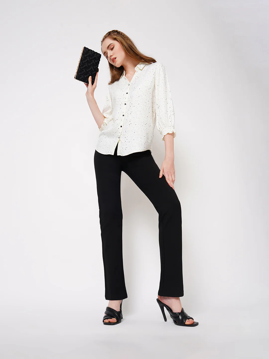 Women Off White Shirt - Image 4