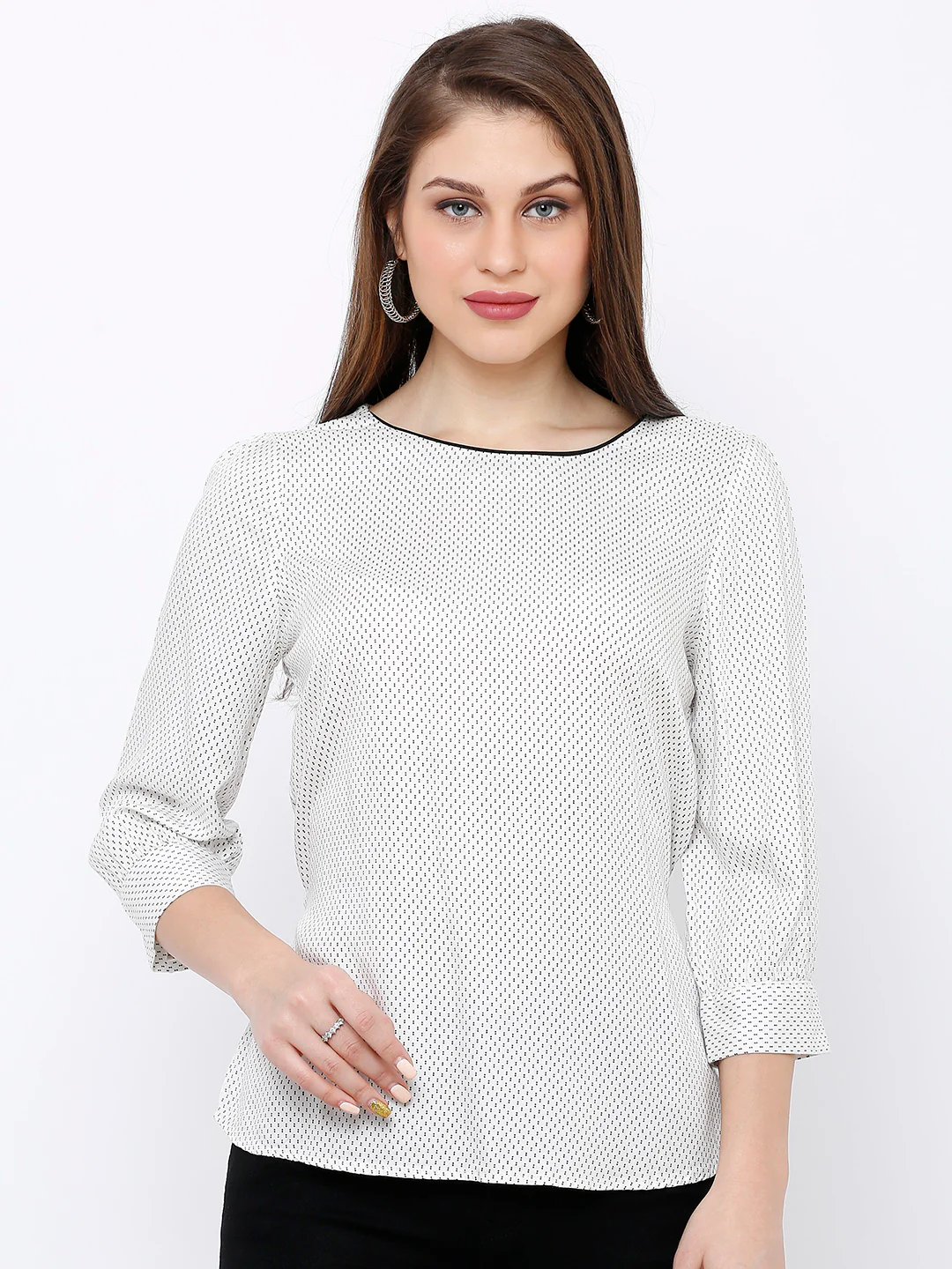 Women Off White Top - Image 2