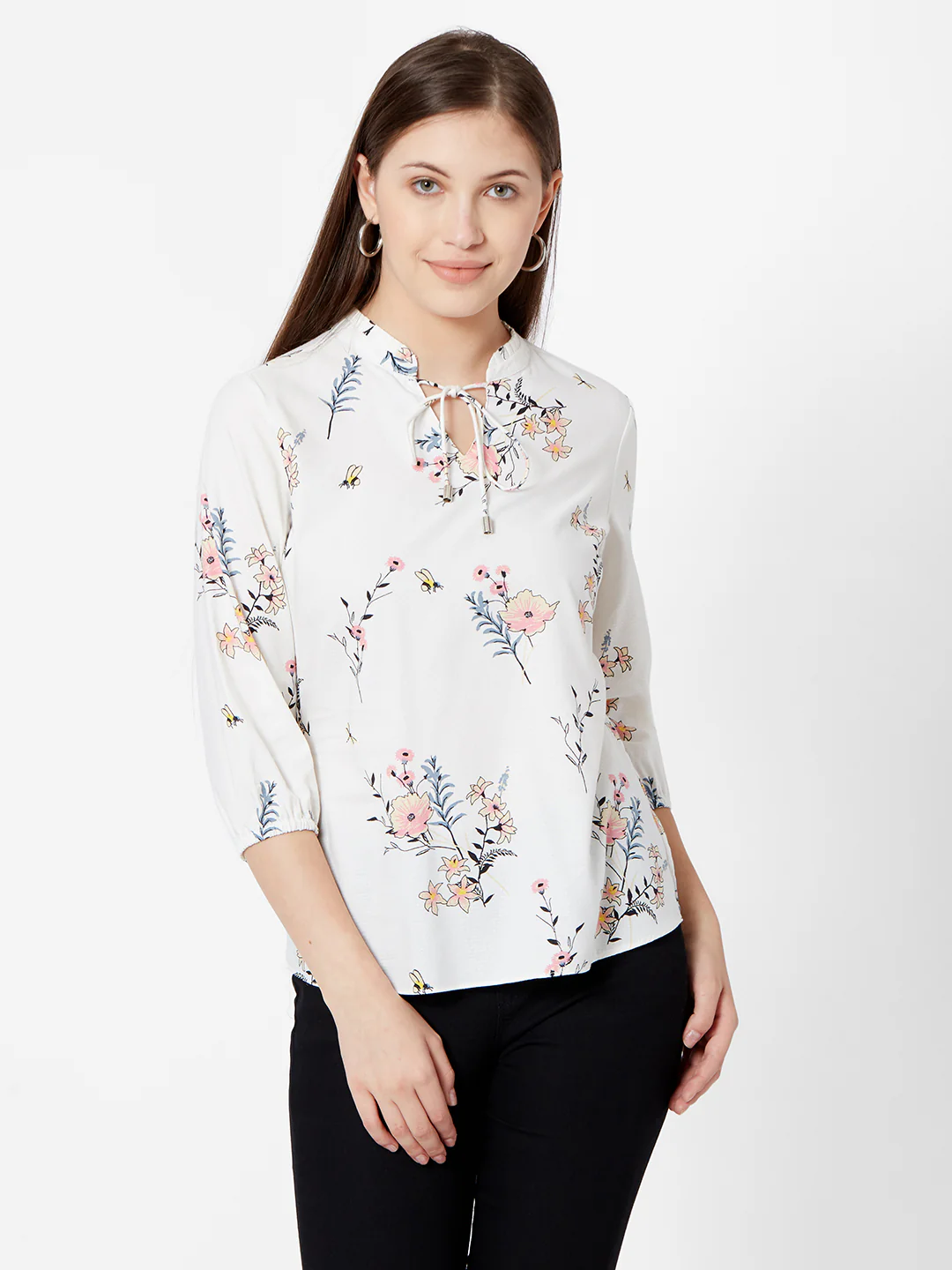 Women Off White Top - Image 2