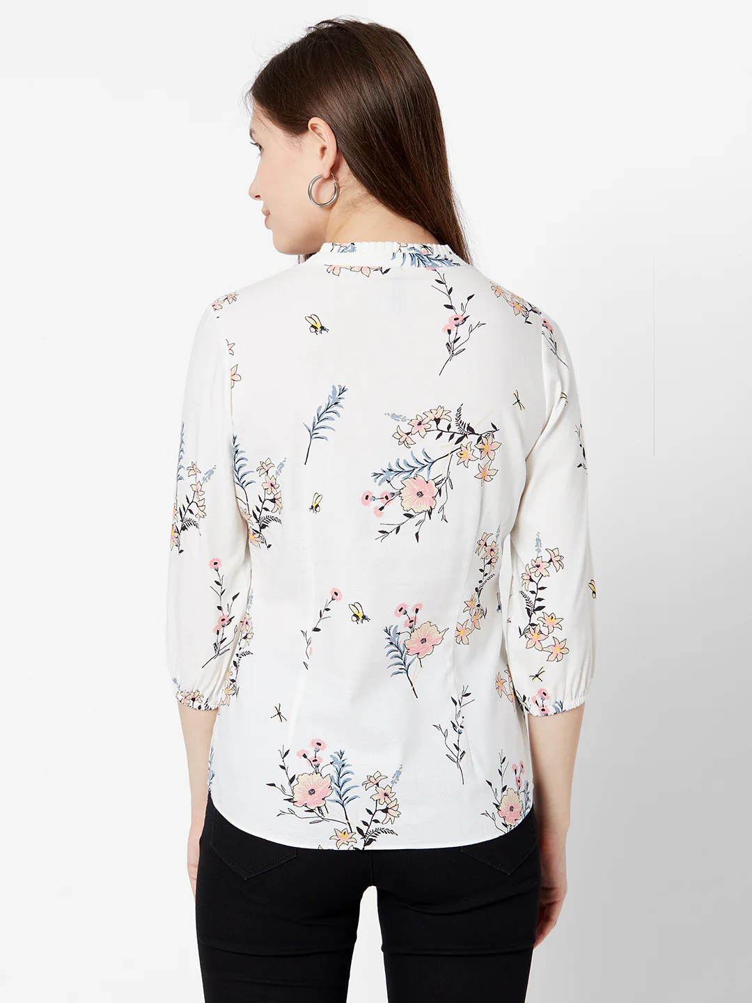 Women Off White Top - Image 3