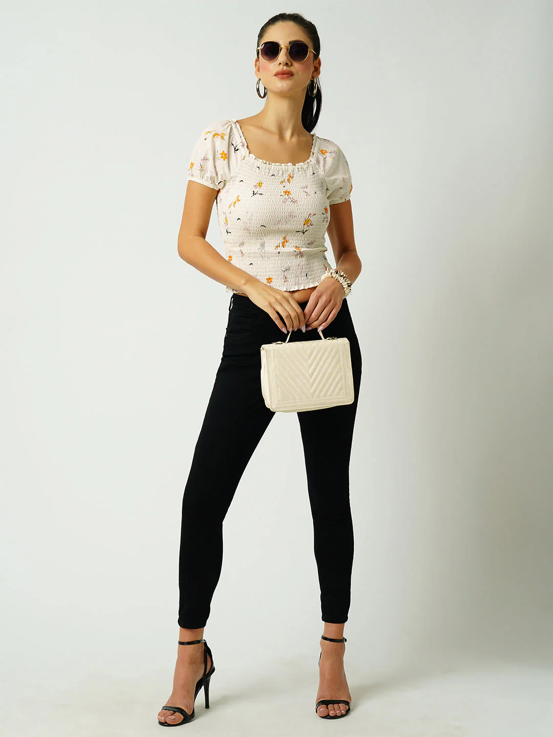 Women Off White Top - Image 2