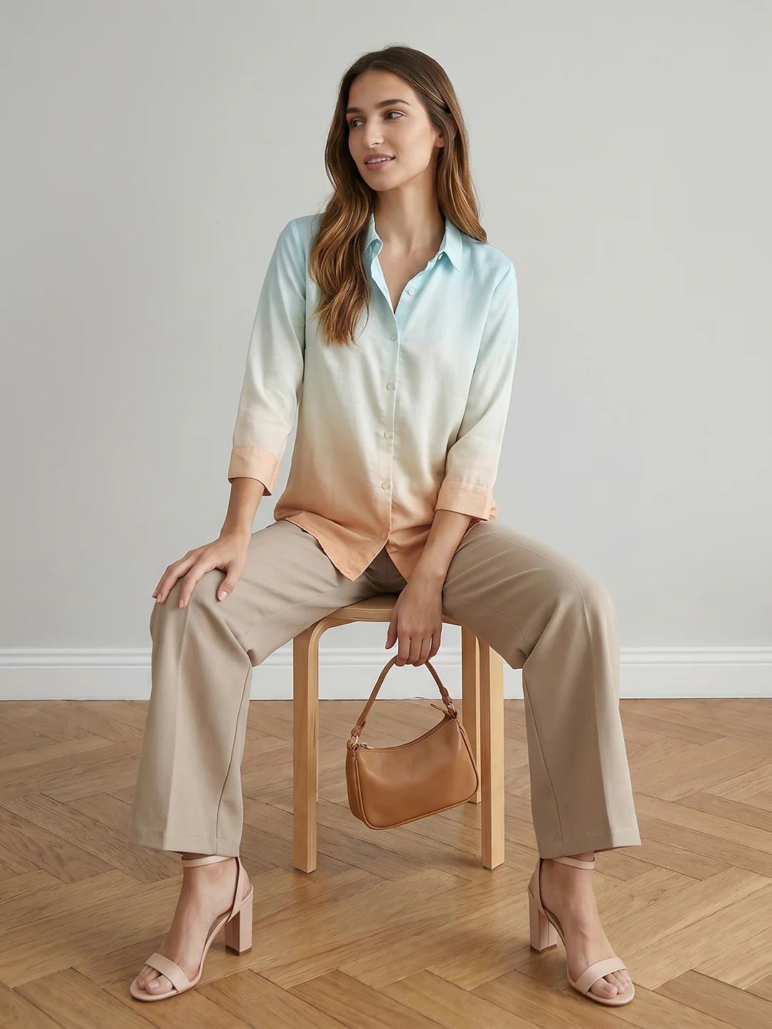 Women Ombre Shirt