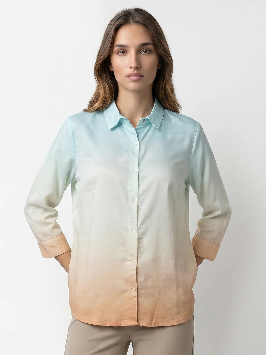 Women Ombre Shirt - Image 2