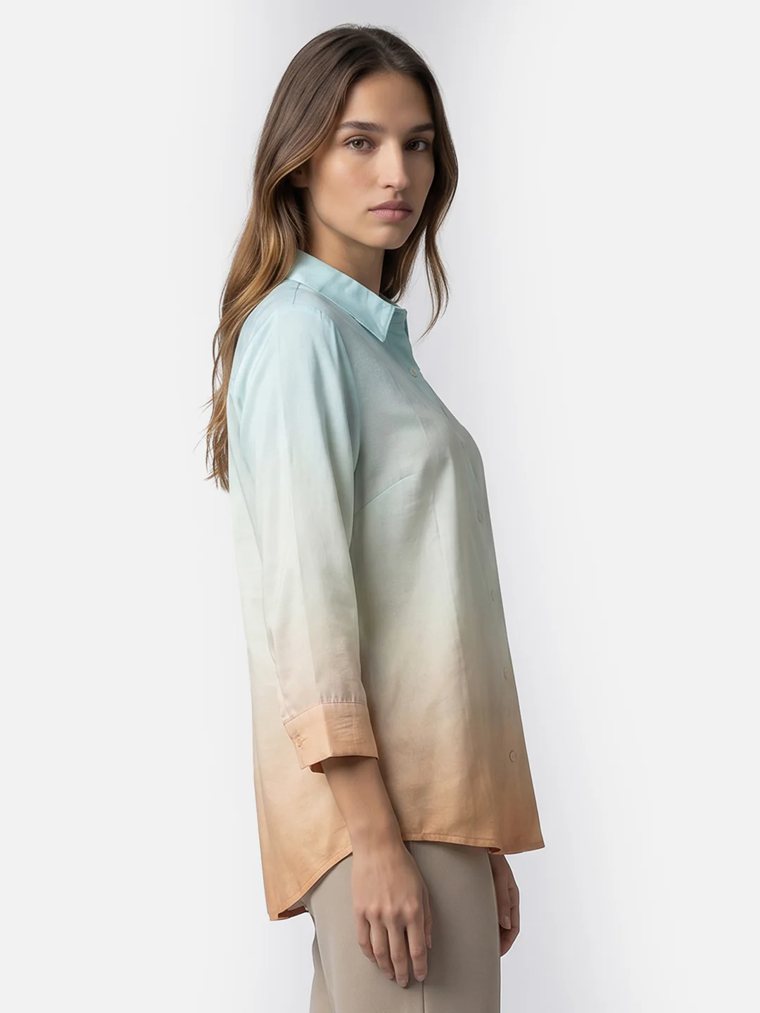 Women Ombre Shirt - Image 5