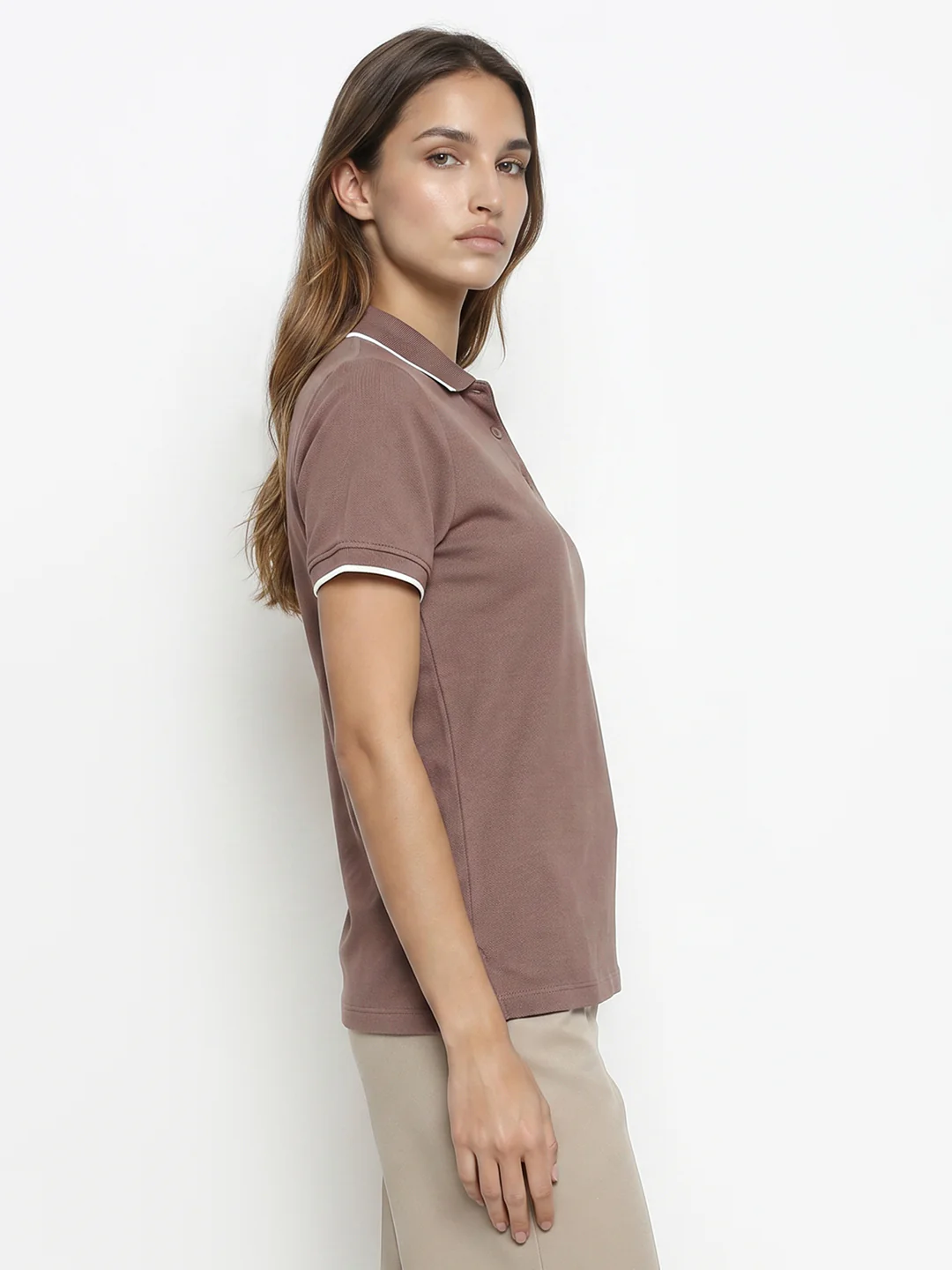 Women Oyester Polo T-Shirt - Image 5