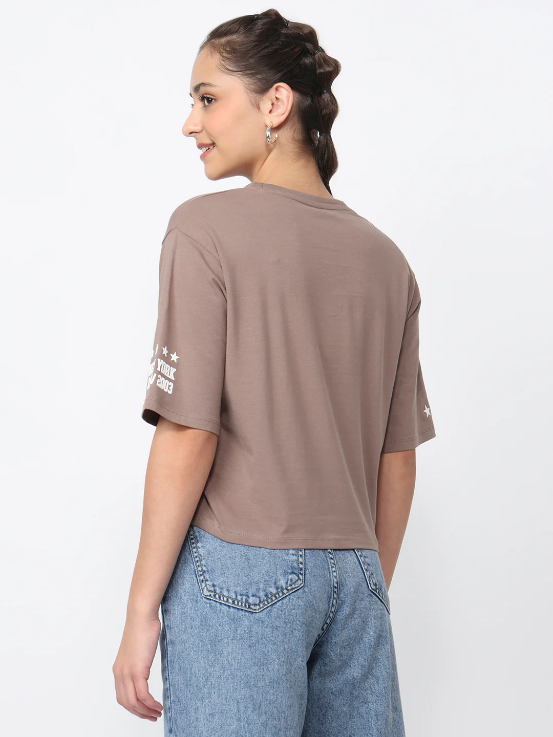 Women Oyster Crop Graphic Tees - Image 3