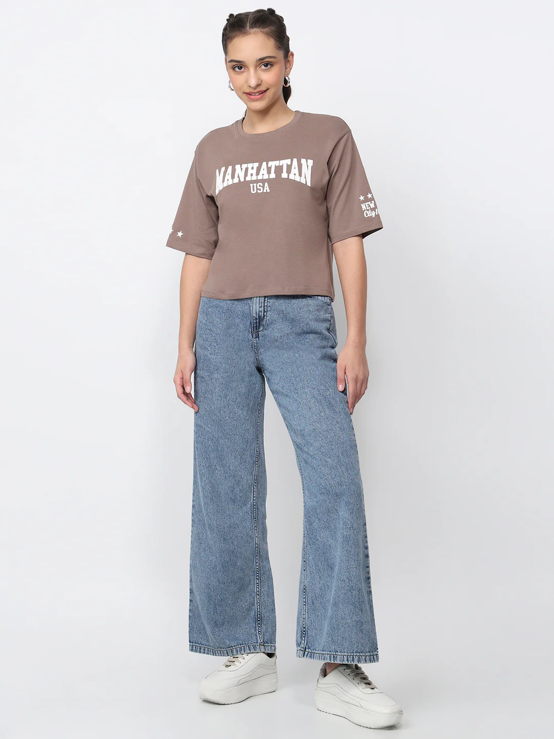 Women Oyster Crop Graphic Tees - Image 4