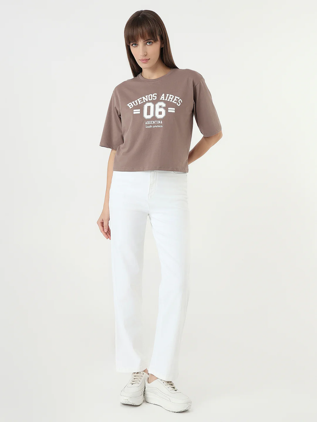 Women Oyster Graphic Crop Tees - Image 4