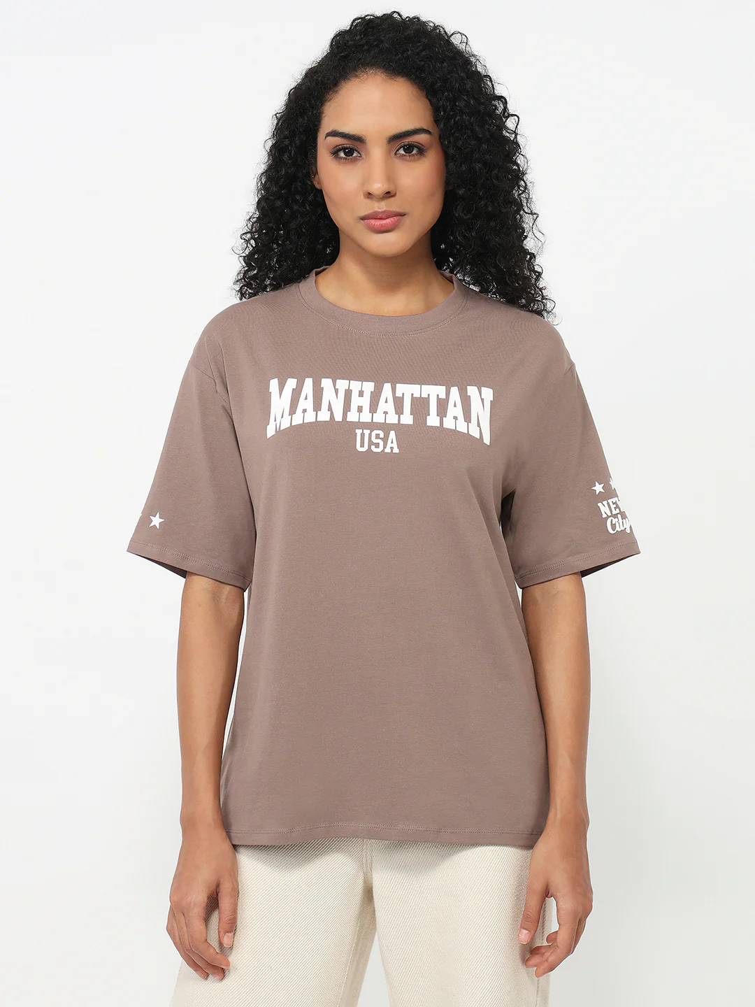 Women Oyster Oversized T-Shirt - Image 2