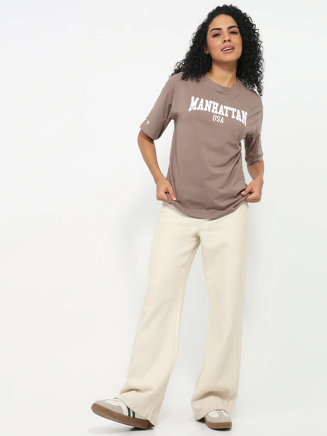 Women Oyster Oversized T-Shirt - Image 4