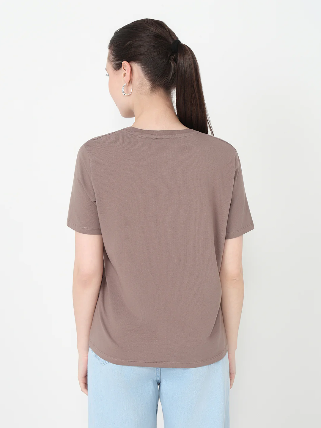 Women Oyster Slim Fit Graphic T-Shirt - Image 3