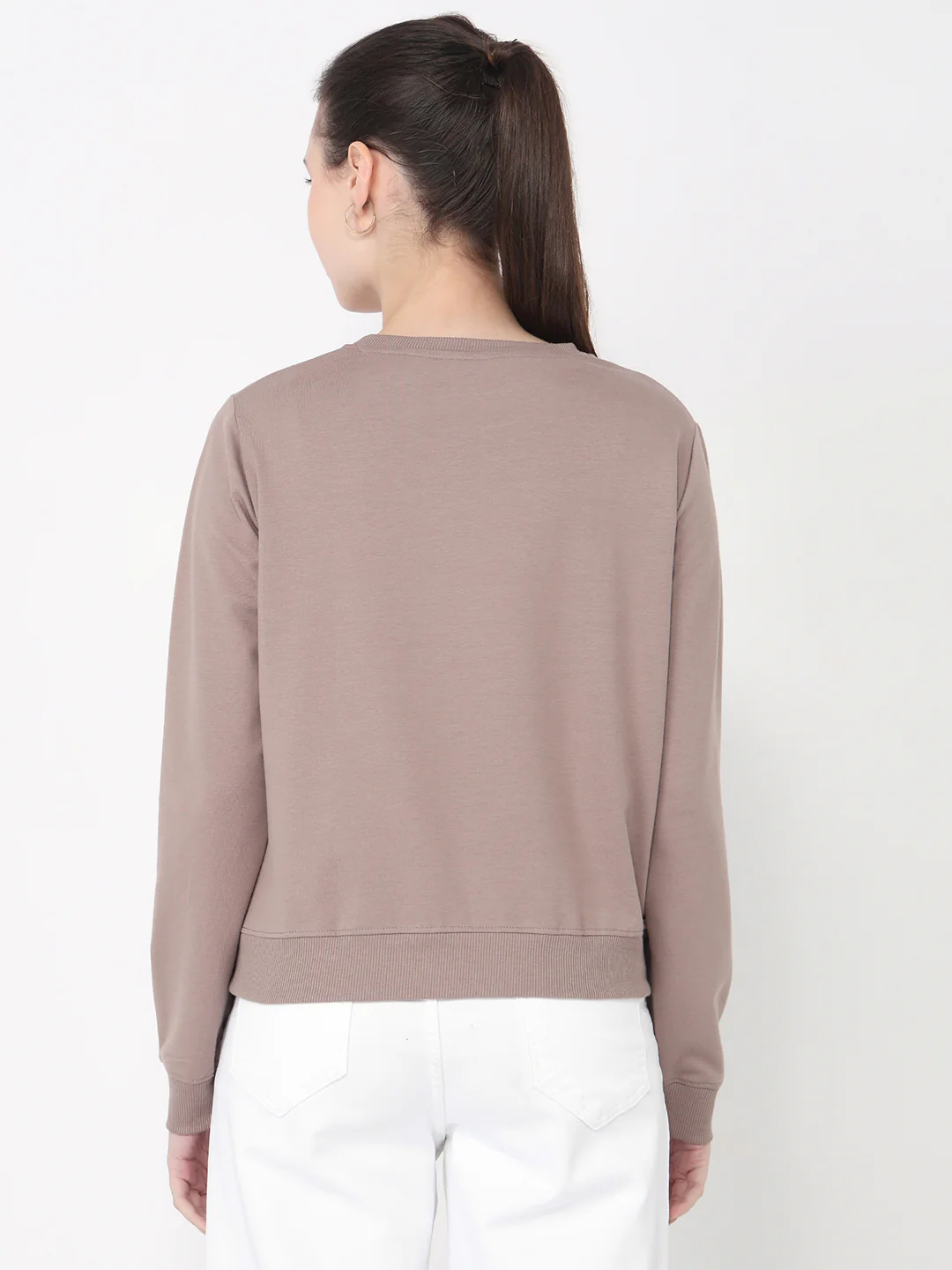 Women Oyster Slim Fit Sweatshirt - Image 3