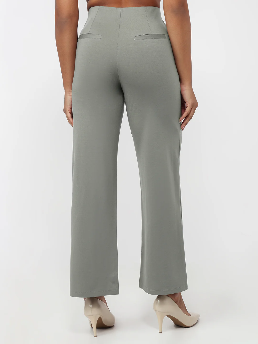 Women Oyster Wide Leg Treggings - Image 3