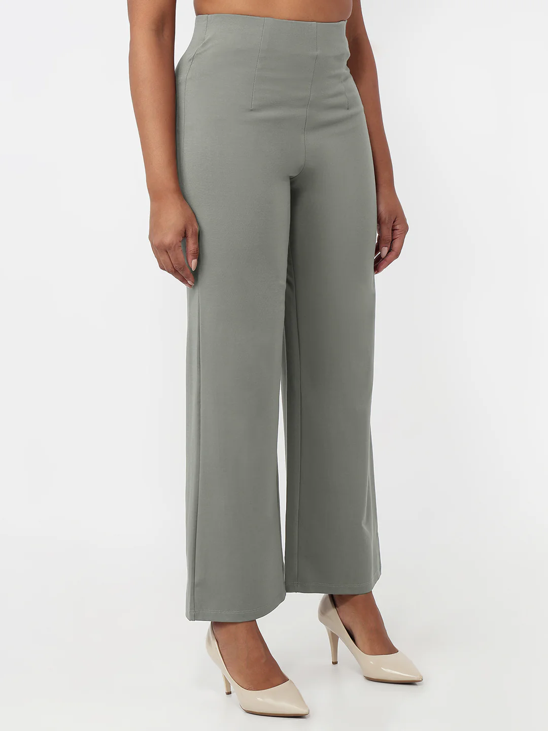 Women Oyster Wide Leg Treggings - Image 6
