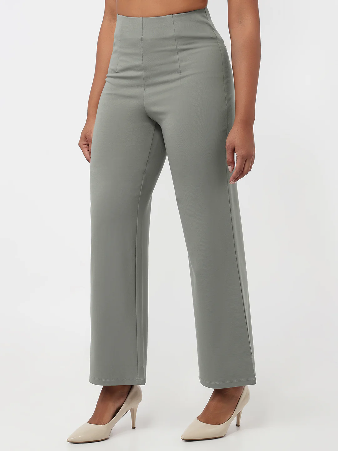 Women Oyster Wide Leg Treggings - Image 8