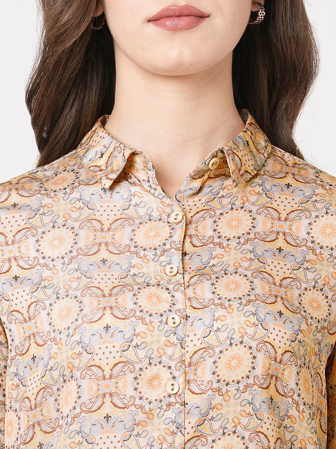 Women Paisley Print Shirt - Image 5