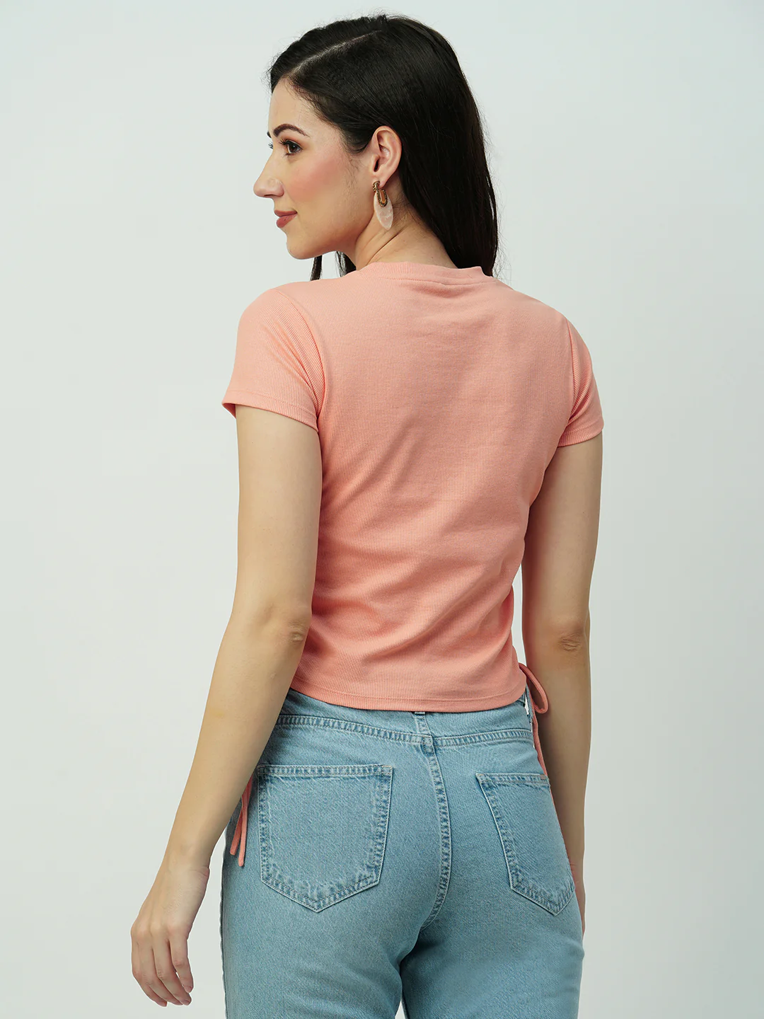 Women Papaya Smoothie Crop T-Shirt - Image 3