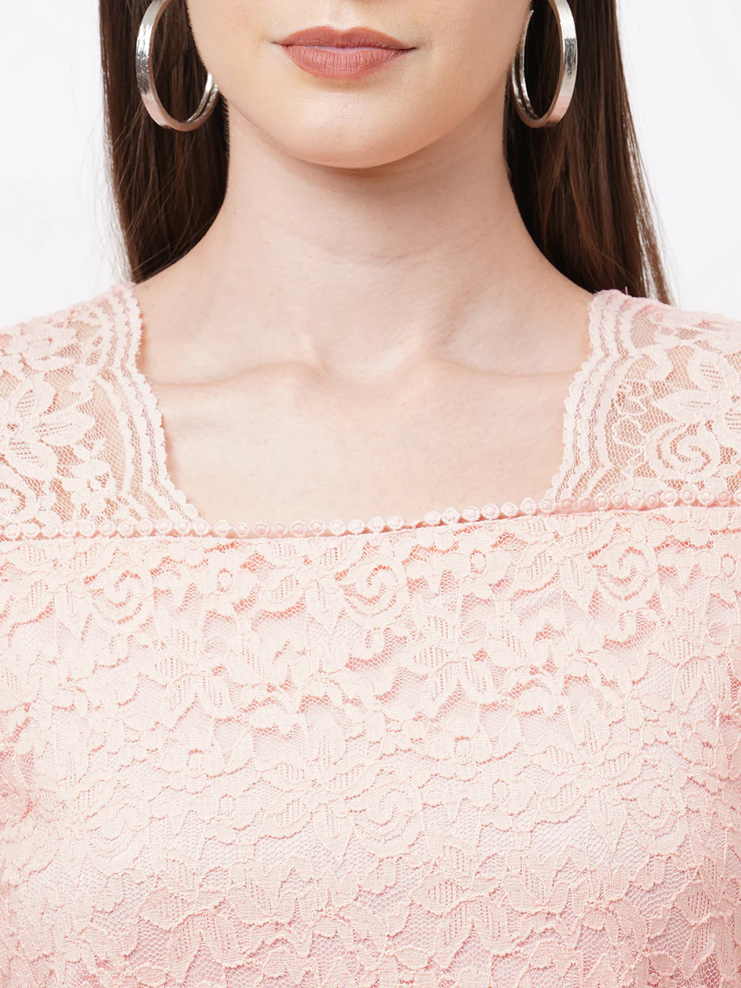 Women Peach Crop Top - Image 4